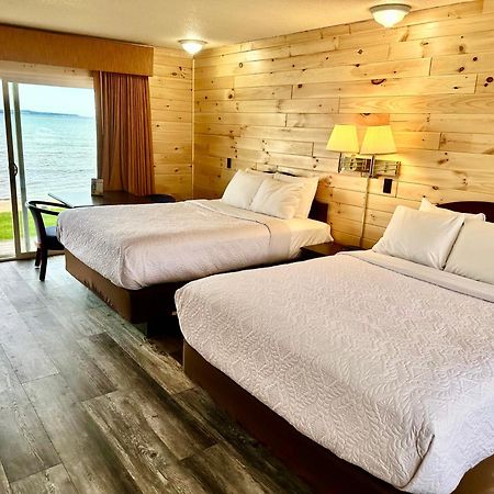 Sunrise Beach Motel Mackinaw Stadt Exterior foto